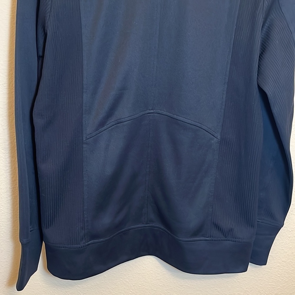 Cutter & Buck Navy CB WeatherTec Zipper Jacket Sweatshirt - Picture 8 of 11
